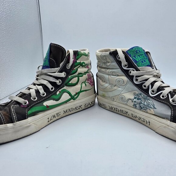 Vans Mother Earth Elements Style 238 Womens Size 9.5 Hi Top Sneaker Shoes Casual - Picture 3 of 13